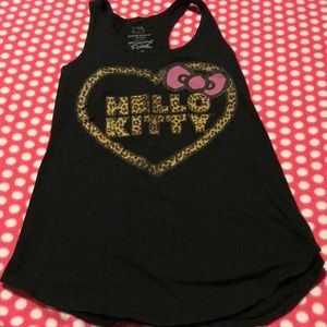 Black hello kitty tank